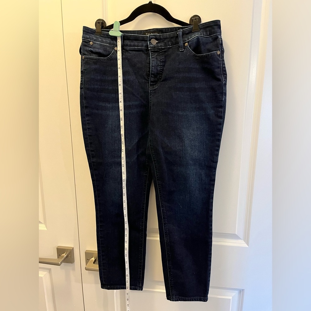 Talbots’s Flawless Five-pocket, petite slim ankle jeans, 10p